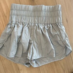 Free People Size Medium “The Way Home” short Grey new but no tags